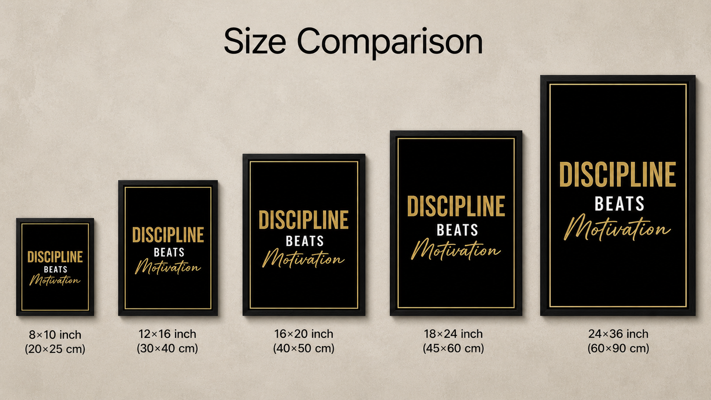 Discipline Beats Motivation
