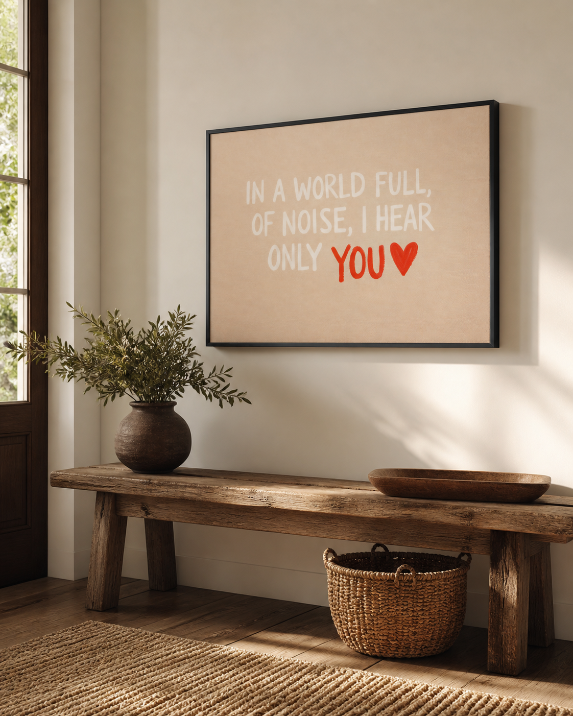 In a World Full of Noise, I Hear Only You