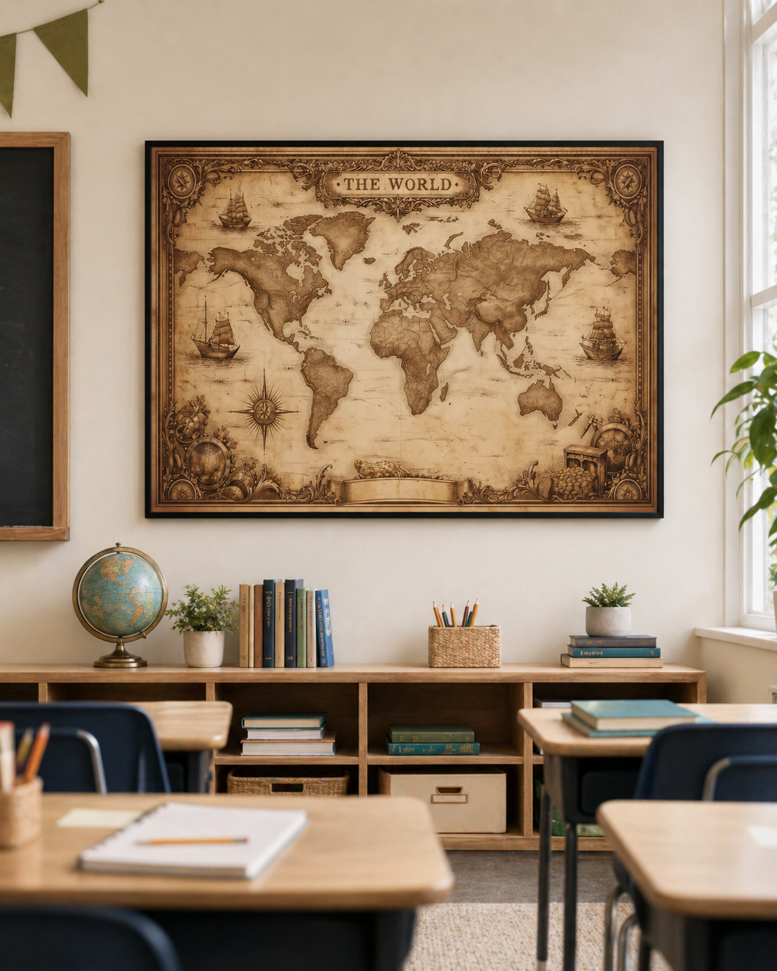 Vintage World Map