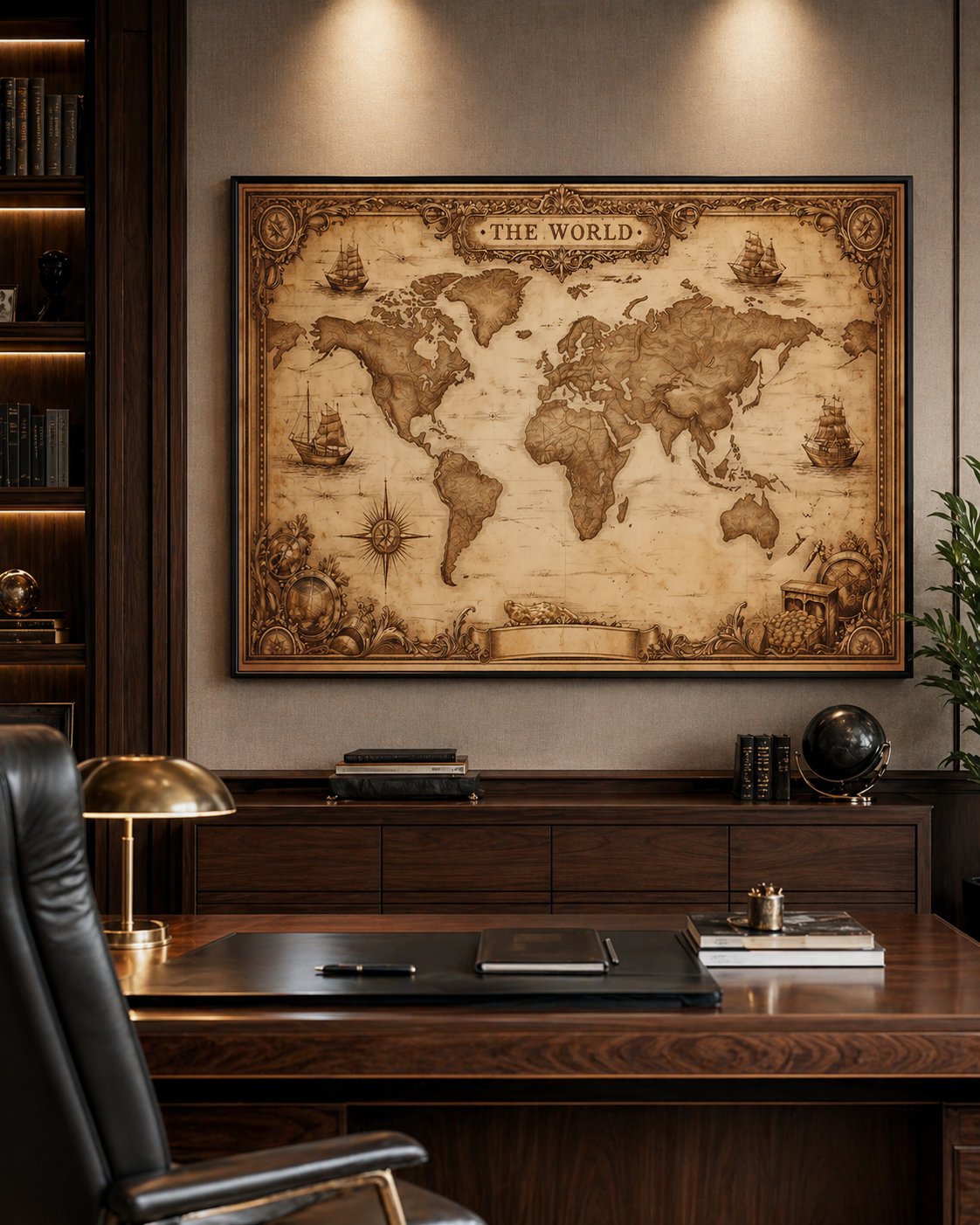 Vintage World Map