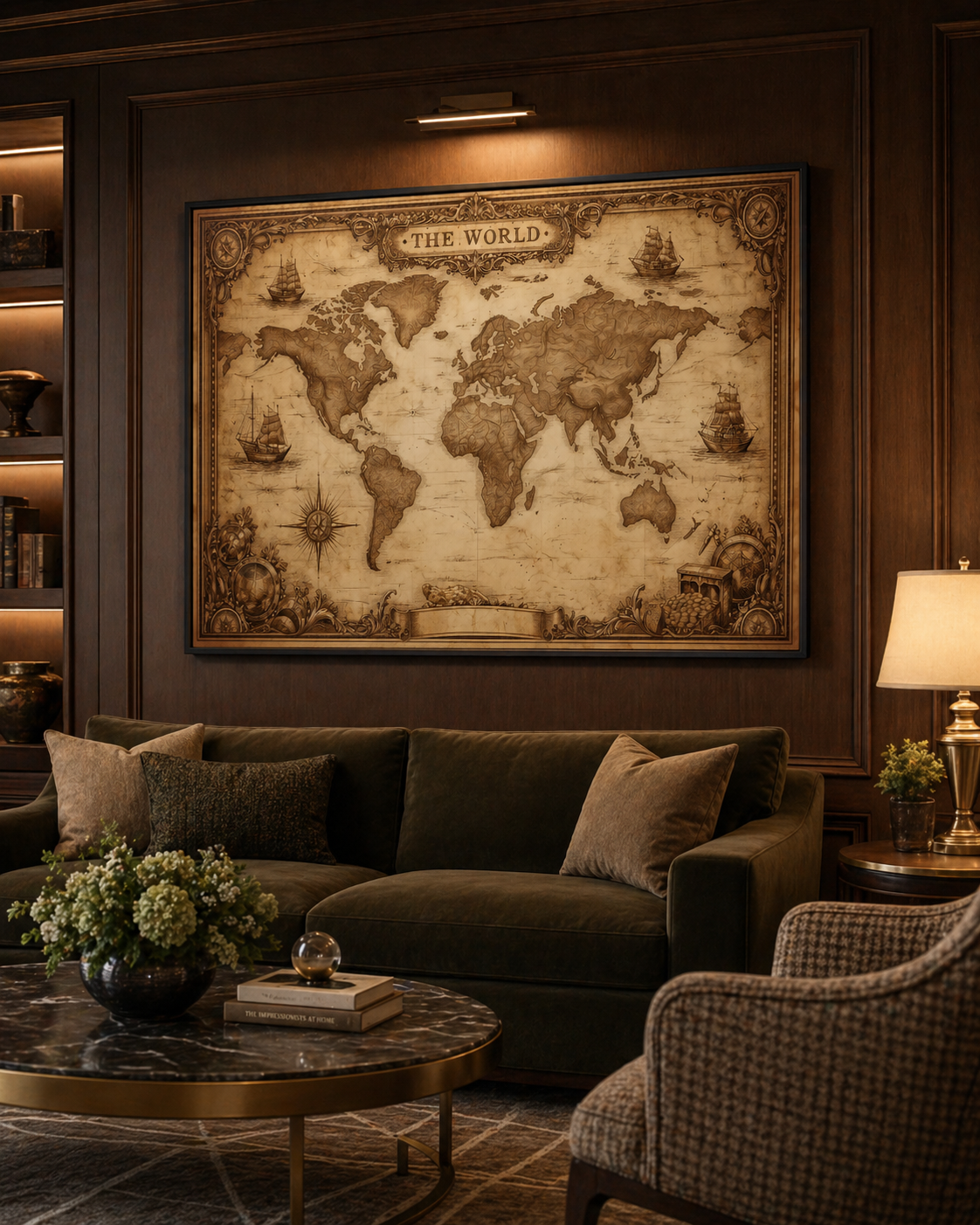 Vintage World Map